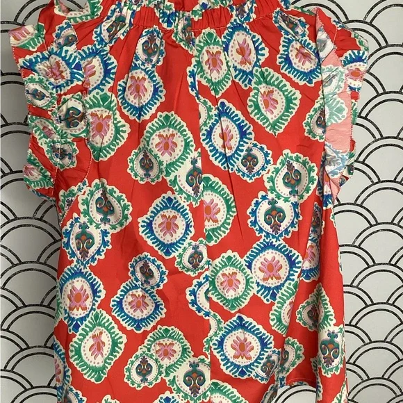 Avara Multicolor Paisley Blouse – Size M - Picture 10 of 10